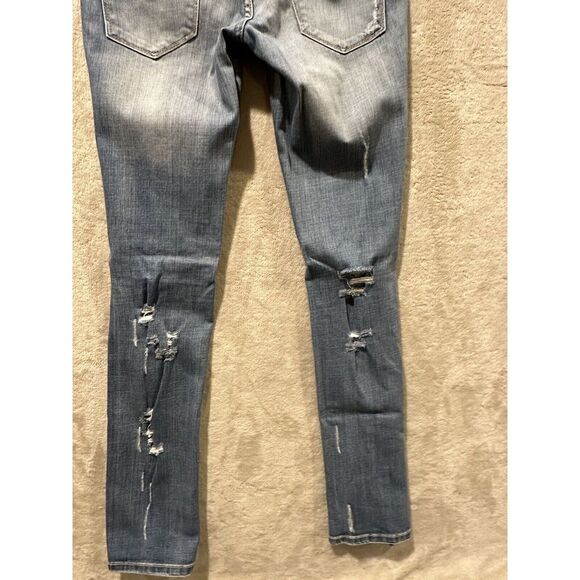 Blank NYC Womens Size 25 Boyfriend Distressed Blue Jeans Stretch Flavor Savor‎ - Picture 12 of 16